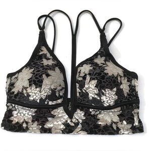 Victoria’s Secret PINK Lightly Lined Velvet Long Line Bralette